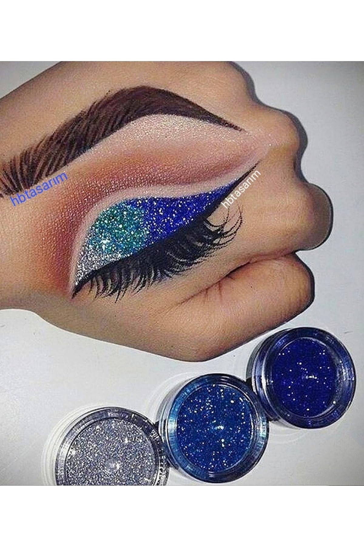 Hb Tasarım Glitter Jel Far Üçlü Set, 926299hbtsrm97