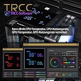 TR-Thermalright Peerless Assassin 120 Digital ARGB Black CPU-Kühler, Double Tower mit 6 Heatpipes, Dual PWM Lüfter-1851RPM, Digital Display Board Top Cover, für AM5/AM4, Intel LGA1851/1700/1200/115x - 6