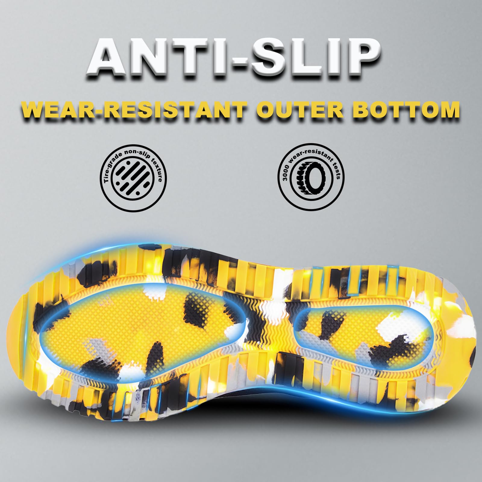 Zapatos de Seguridad con Puntera de Acero Ligero Transpirable para Hombre y Mujer, Zapatillas de Trabajo Comodo, Calzado Protector Antideslizante para Construcción y Fábricas