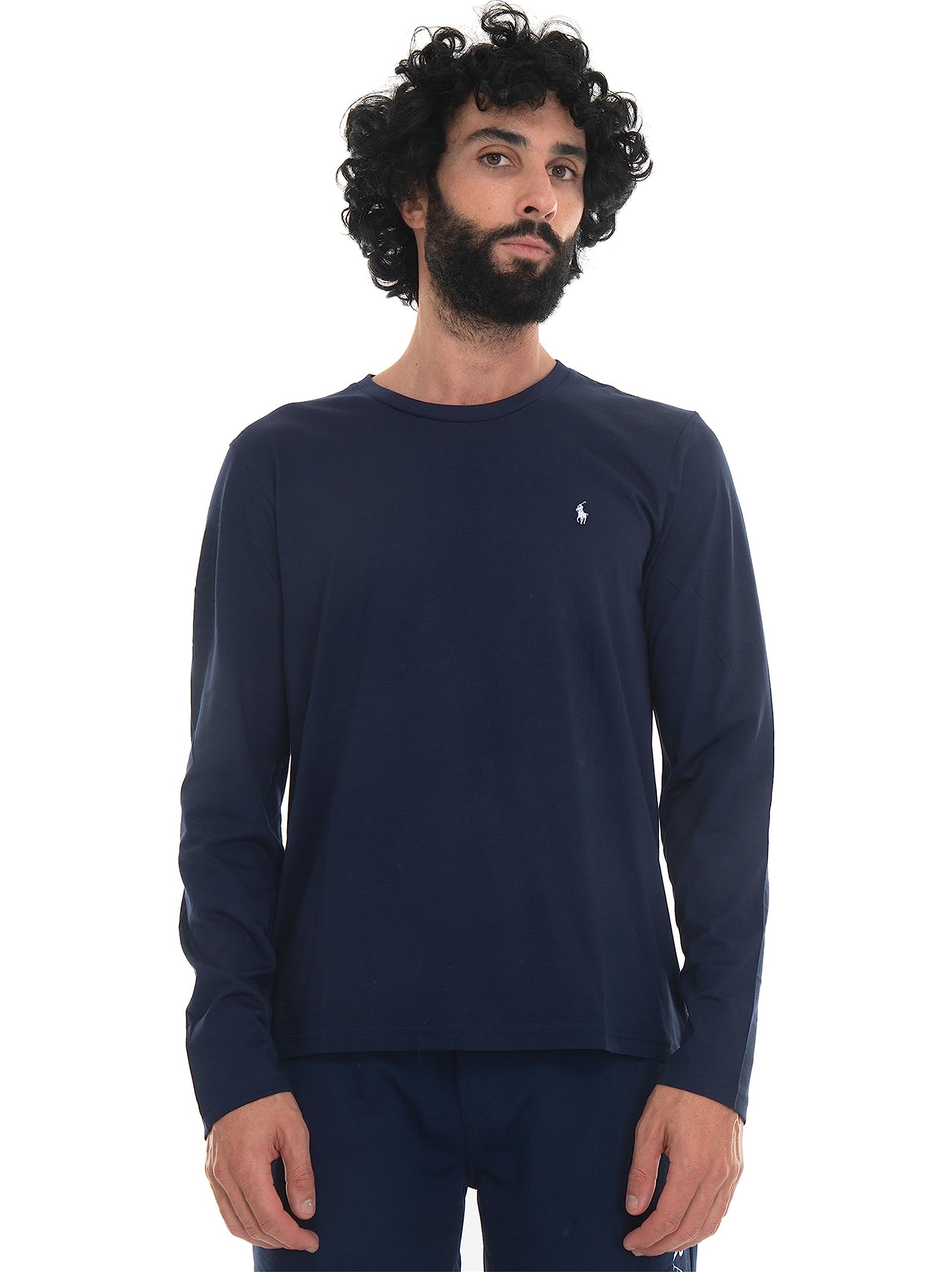 Polo Ralph Lauren L/S Crew Sleep Top Bleu - L