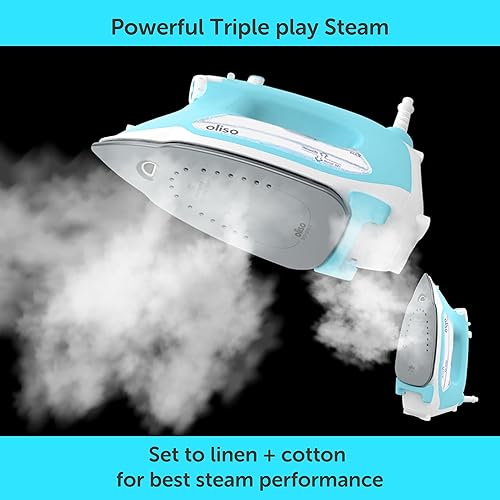 Vista 7 de oliso TG1600 ProPlus Smart Iron with Auto-Lift – 1800 Watt Steam Iron for Clothes, Sewing, Quilting & Crafting – Diamond Ceramic-Flow Soleplate