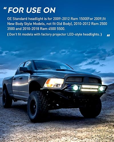 Miniatura 25 de Nilight Conjunto de luz trasera para Dodge Ram 2009 2010 2011 2012 2013 2014 2015 2016 2017 2018 Dodge Ram 1500 2500 3500 2019 2020 2021 estilo Lado
