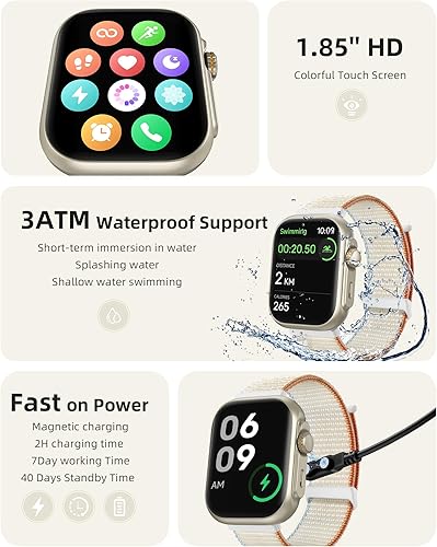 Miniatura 7 de Parsonver Reloj inteligente con GPS integrado para mujeres y hombres con llamadas Bluetooth, rastreador de actividad física con GPS, más de 100