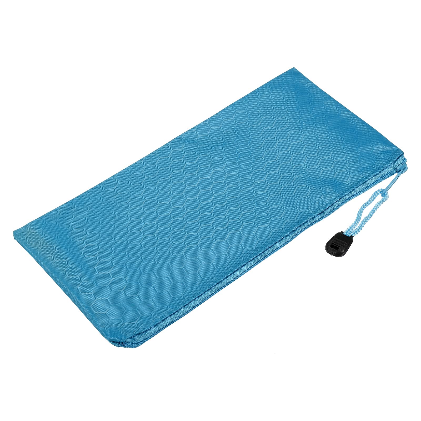 PATIKIL Waterproof Zipper File Bags, 5 Pack A6 Size Document Pocket Storage Organizer Pouch for Travel Office Supply, Sky Blue