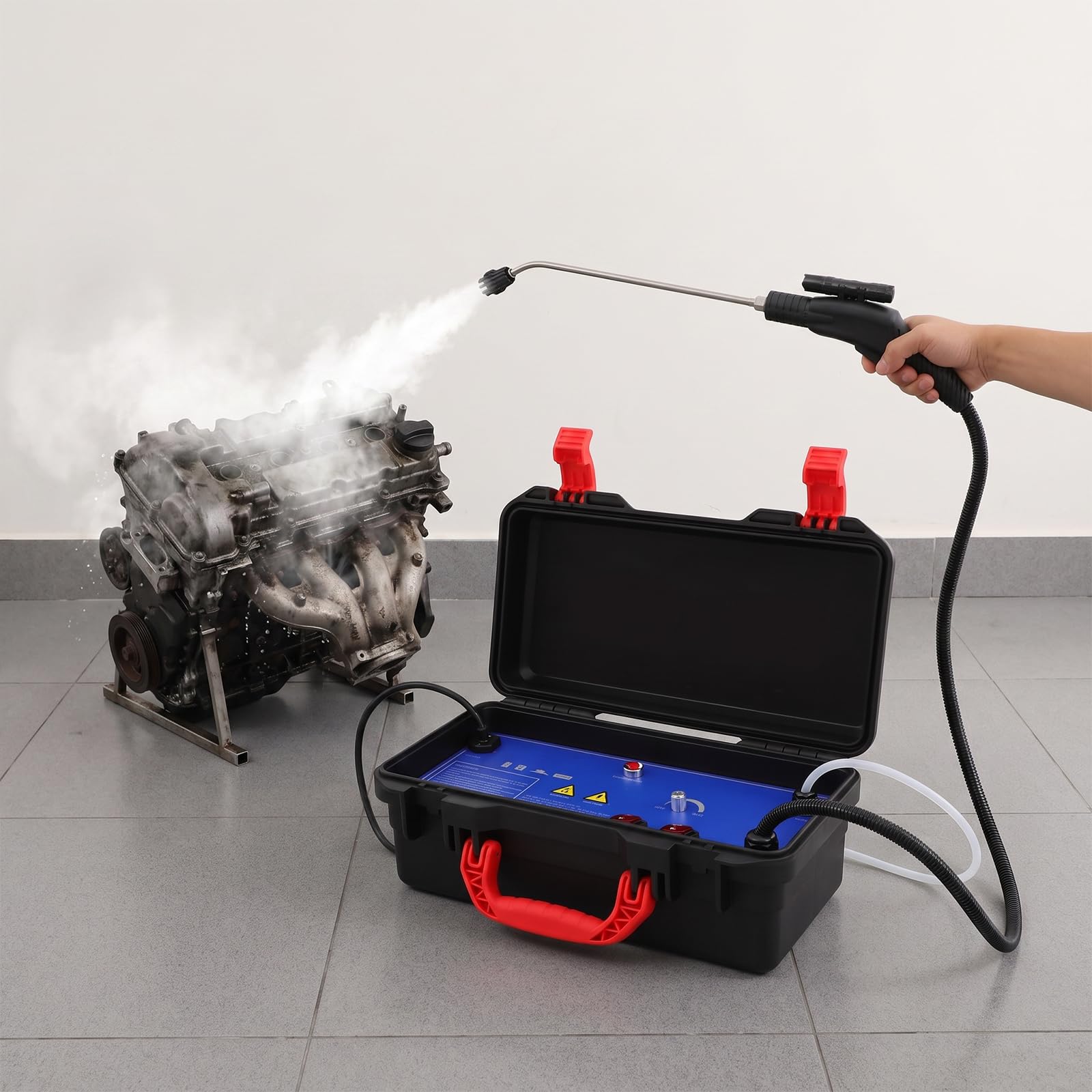 Dampfreiniger, Dampfgerät, thermischer Entfetter, 3000 W