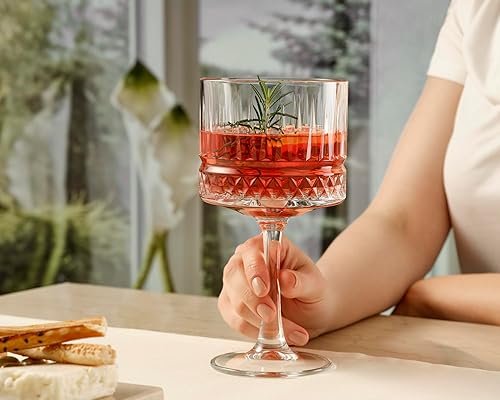 Vista 24 de Pasabahce Juego de 4 vasos de whisky de alta calidad – Cóctel exclusivo, whisky, bourbon, licor, vasos de ron – Vasos antiguos – Vasos de 10.25 oz