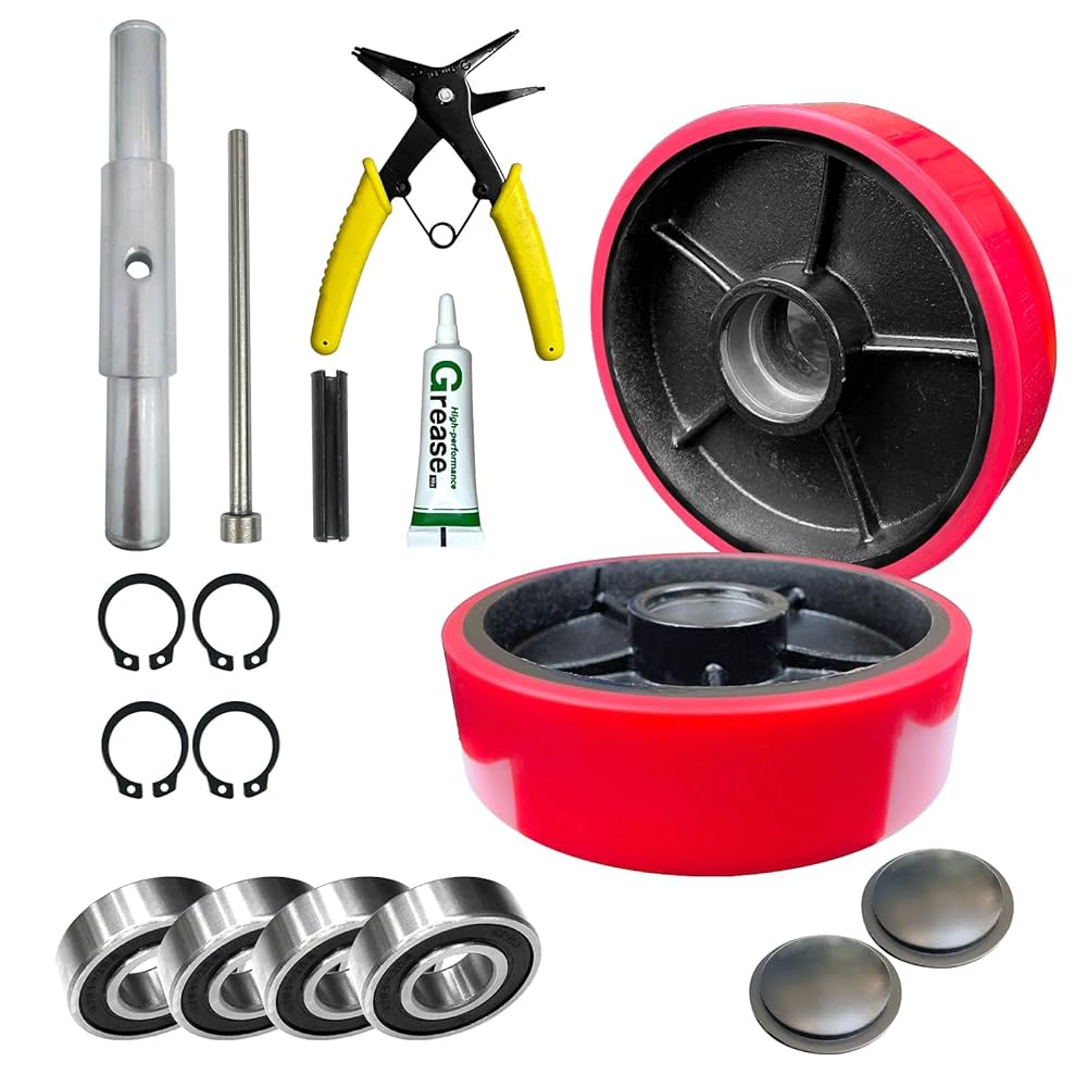PENN 2個セット Amazon.com: YATOINTO 2pcs Pallet Jack Steer Wheel Set with
