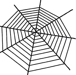 [CINECE] ハロウィン飾り 蜘蛛の巣 直径2ｍ お化け屋敷道具 巨大な蜘蛛の巣でホラー雰囲気 手芸な物Halloween (2M)