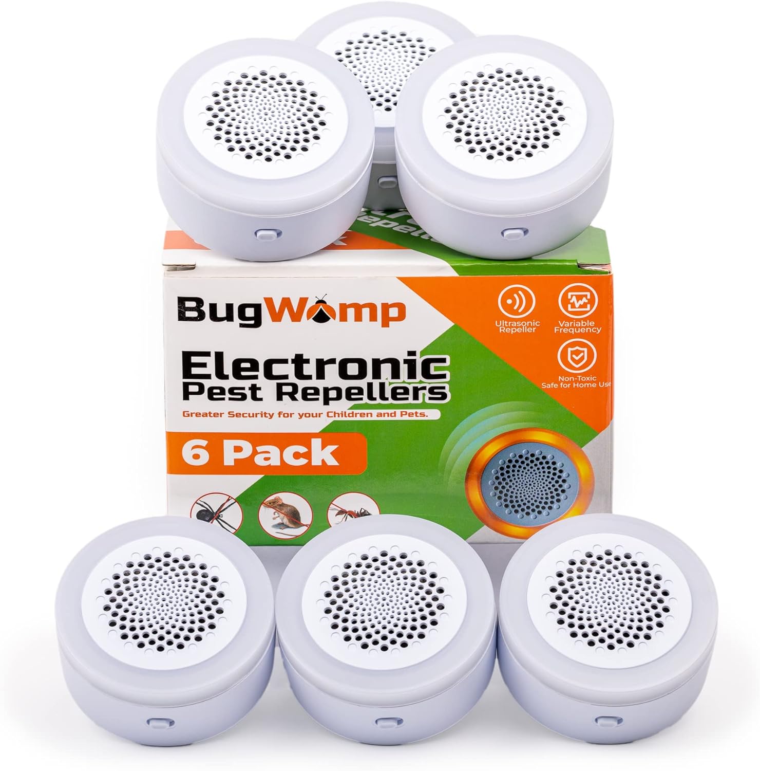 BugWomp Ultrasonic Pest Repeller Electronic Mice