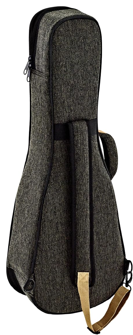 Ortega Guitars Ukulele Soft Case - Tasche für Tenor Ukulele - Höhe 67,5 cm - Breite 23 cm - Baumwolle / Leinen, Mocca (OSOCAUK-TE-MO)