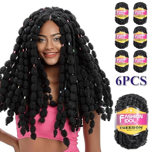 Fashion IDOL Nu Faux Locs Crochet pelo Nu suave Locs Crochet pelo 6 paquetes natural ondulado Crochet rastas extensiones para mujeres negras