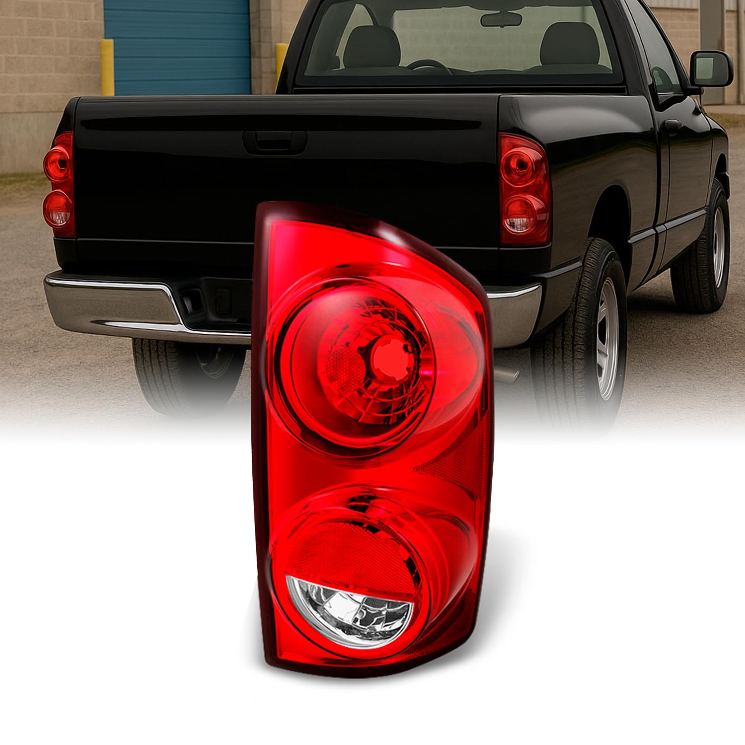 AKKON - For 2007 2008 Dodge Ram 1500 | 2007 2008 2009 Ram 2500 3500 Pickup Truck Passenger Right Side Taillight