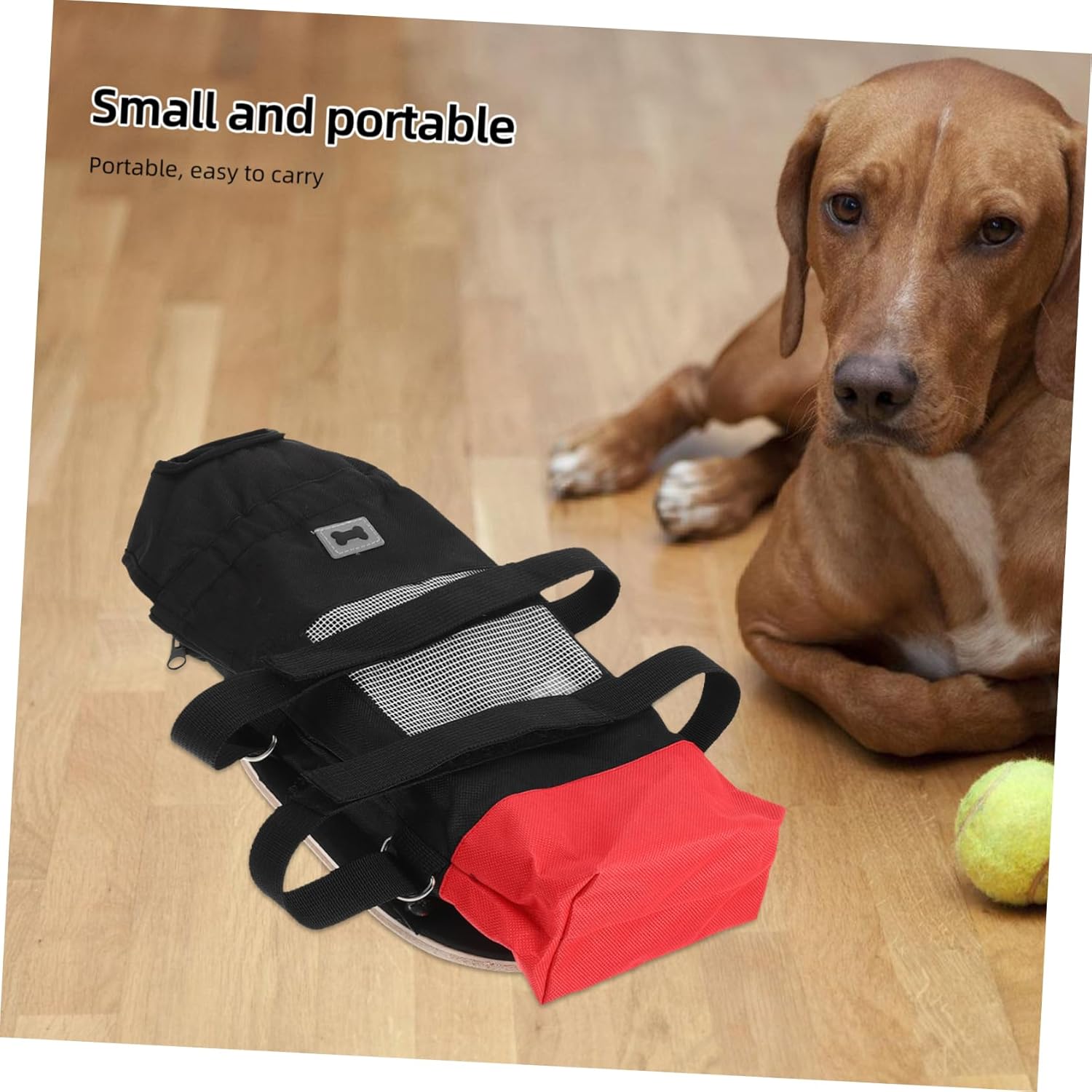 Disabled Dog Carrying Bag Durable Pet Protection for Paralyzed Dogs Convenient Mobility Aid with Wheel Design for Enhanced Comfort and Support