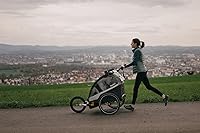 Vista 4 de Kit Jogger para Bicicleta, Aluminio, Negro/Plata, 16 pulgadas