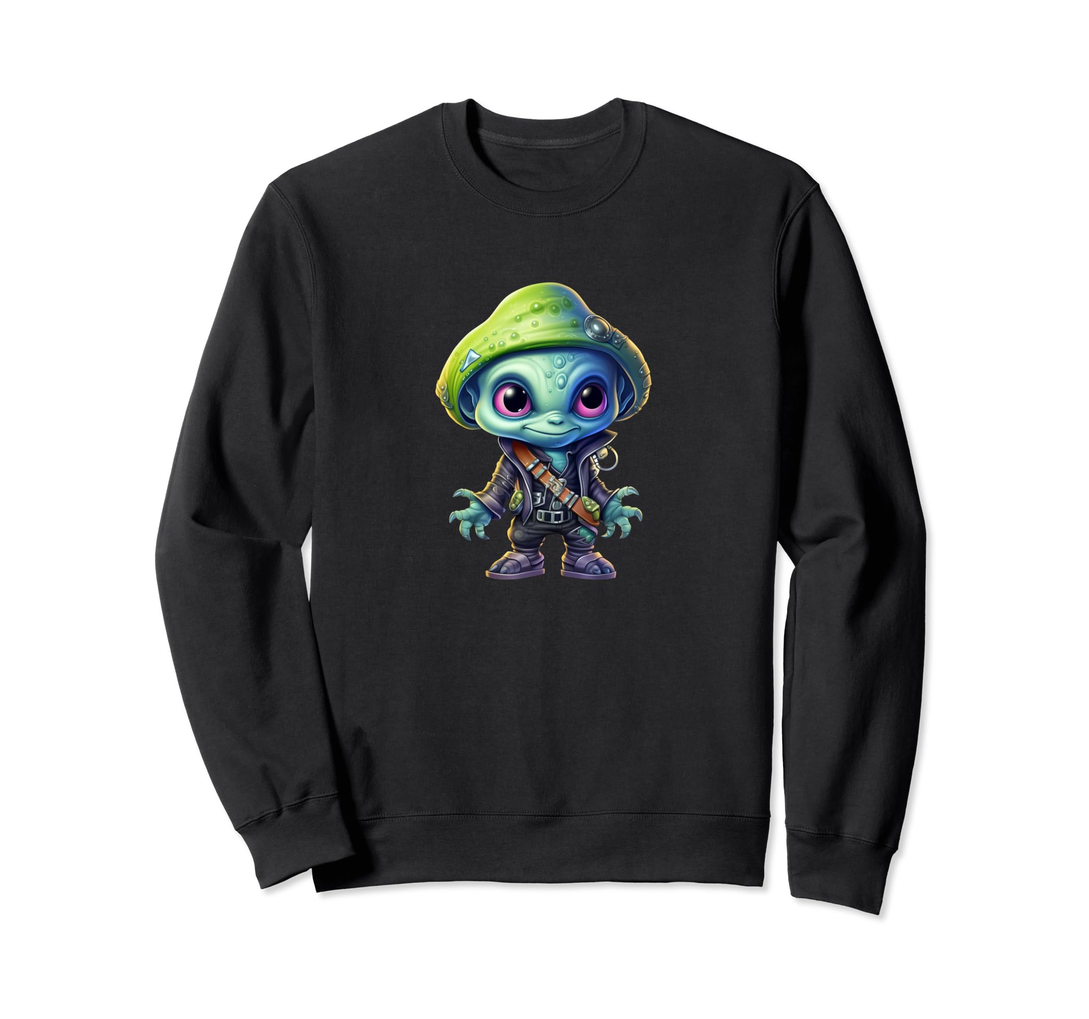 Galactic Pirate Alien Intergalactic Swashbuckler Design Sweatshirt