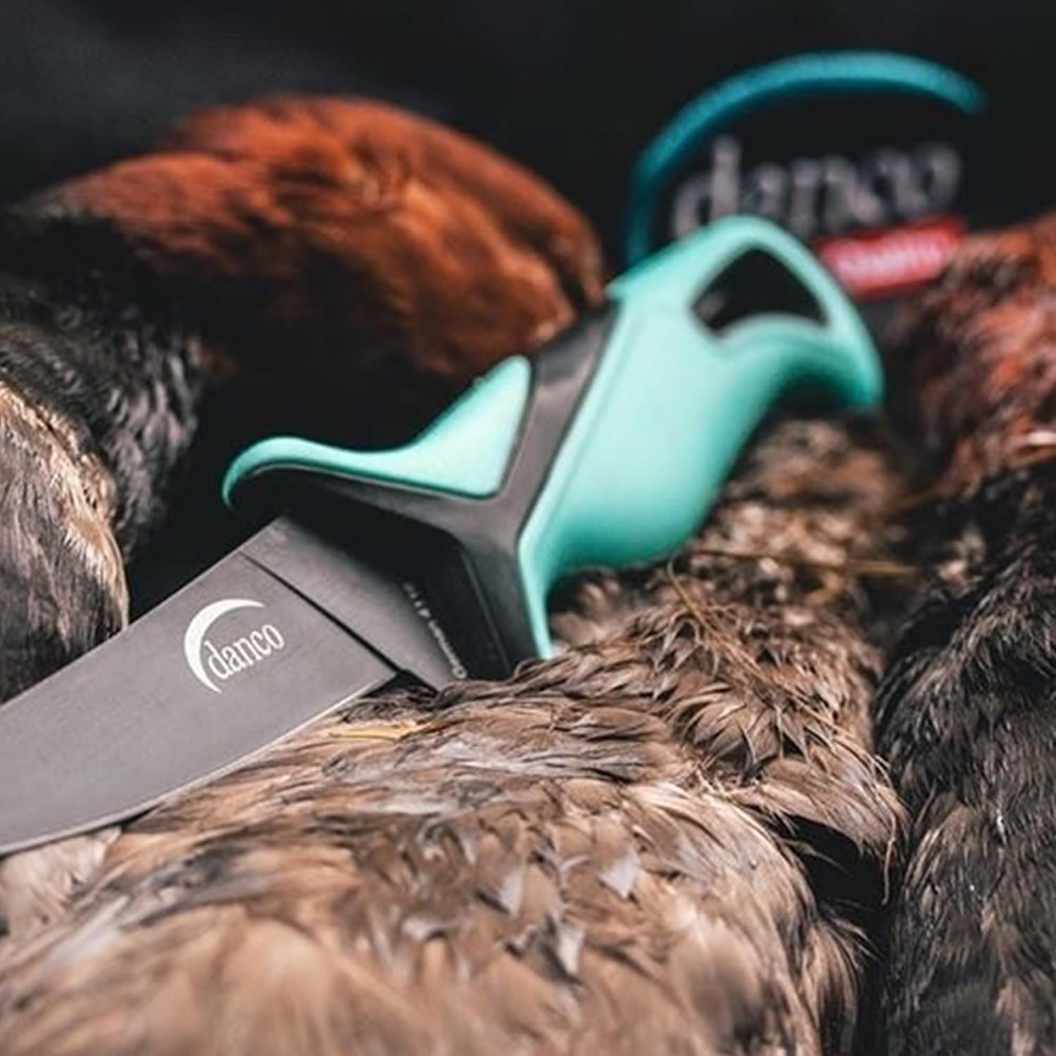 danco Pro Series 5" Fillet Knife | Full Tang German G4116 Stainless-Steel Blades with Teflon Coating, Molded Nylon Sheath, Perfect for Saltwater Fishing & Hunting