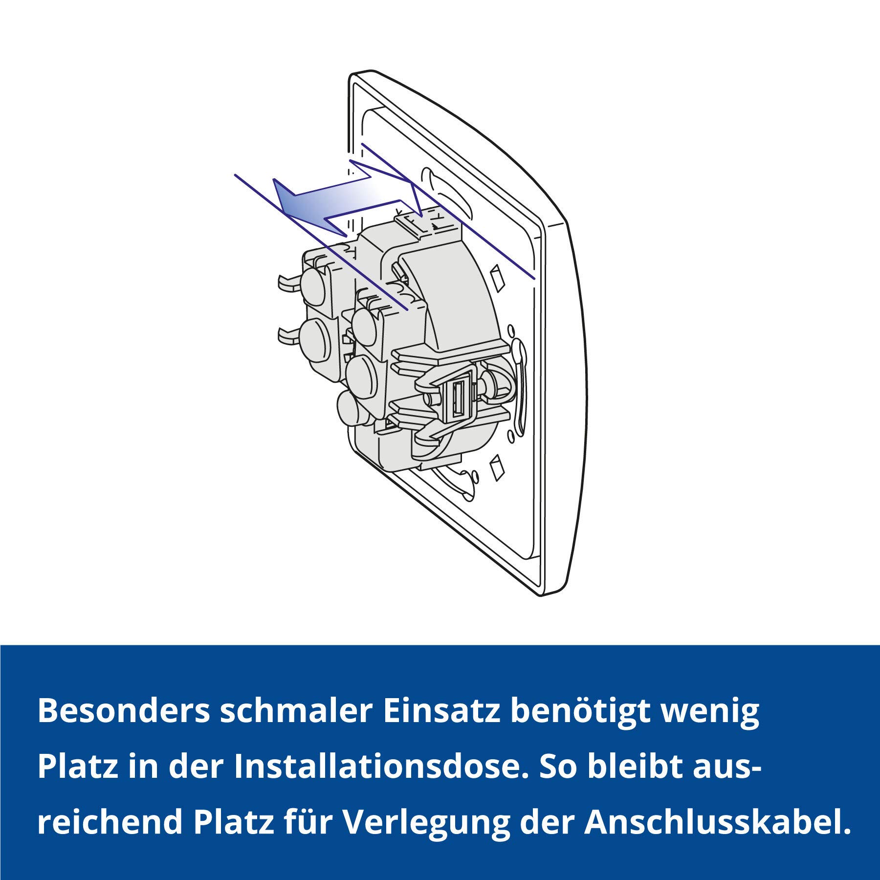 ALING-CONEL Doppel-Schutzkontaktsteckdose 16A/250V~ (zum Einbau in eine Installationsdose 60mm Ø) inkl.Rahmen (komplett) Beige (RAL 1013) (20er Set)
