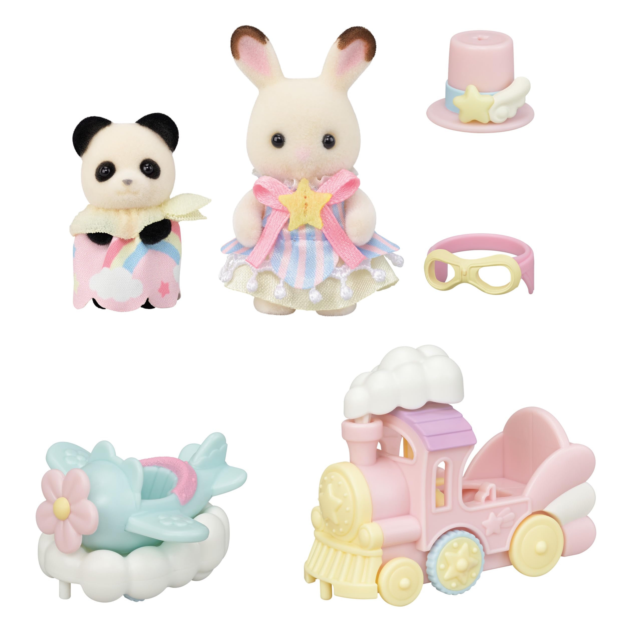 Sylvanian Families - 5819 Veicoli da Sogno - aereo & treno