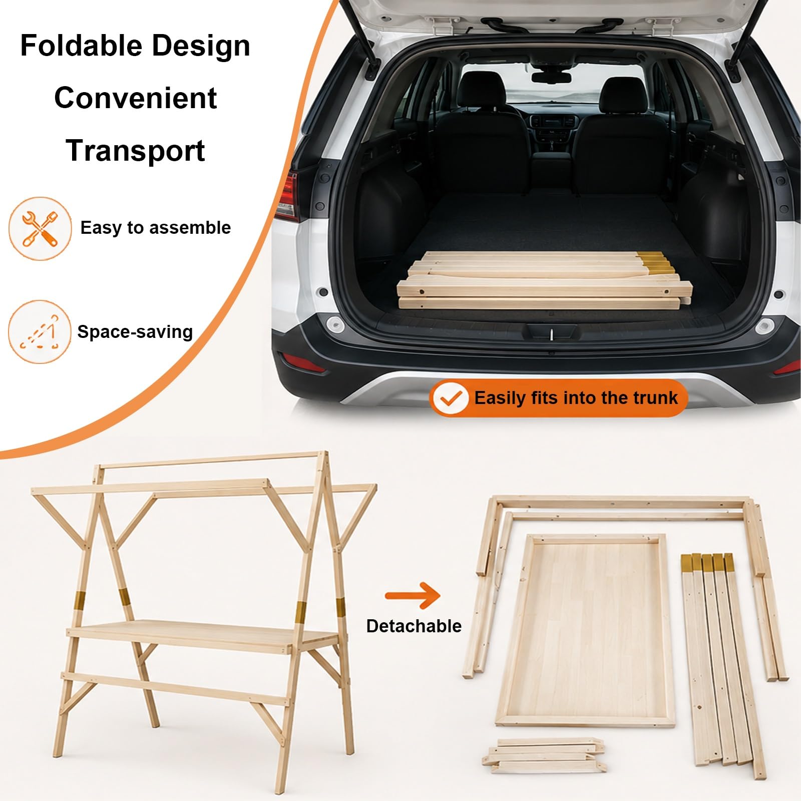 Carrito De Comida Plegable con Toldo, Carrito De Venta para Exteriores con Ruedas, Expositor Portátil, Puesto Comercial para Mercados, Ferias Y Venta Ambulante(Yellow,120cm/47.2in)