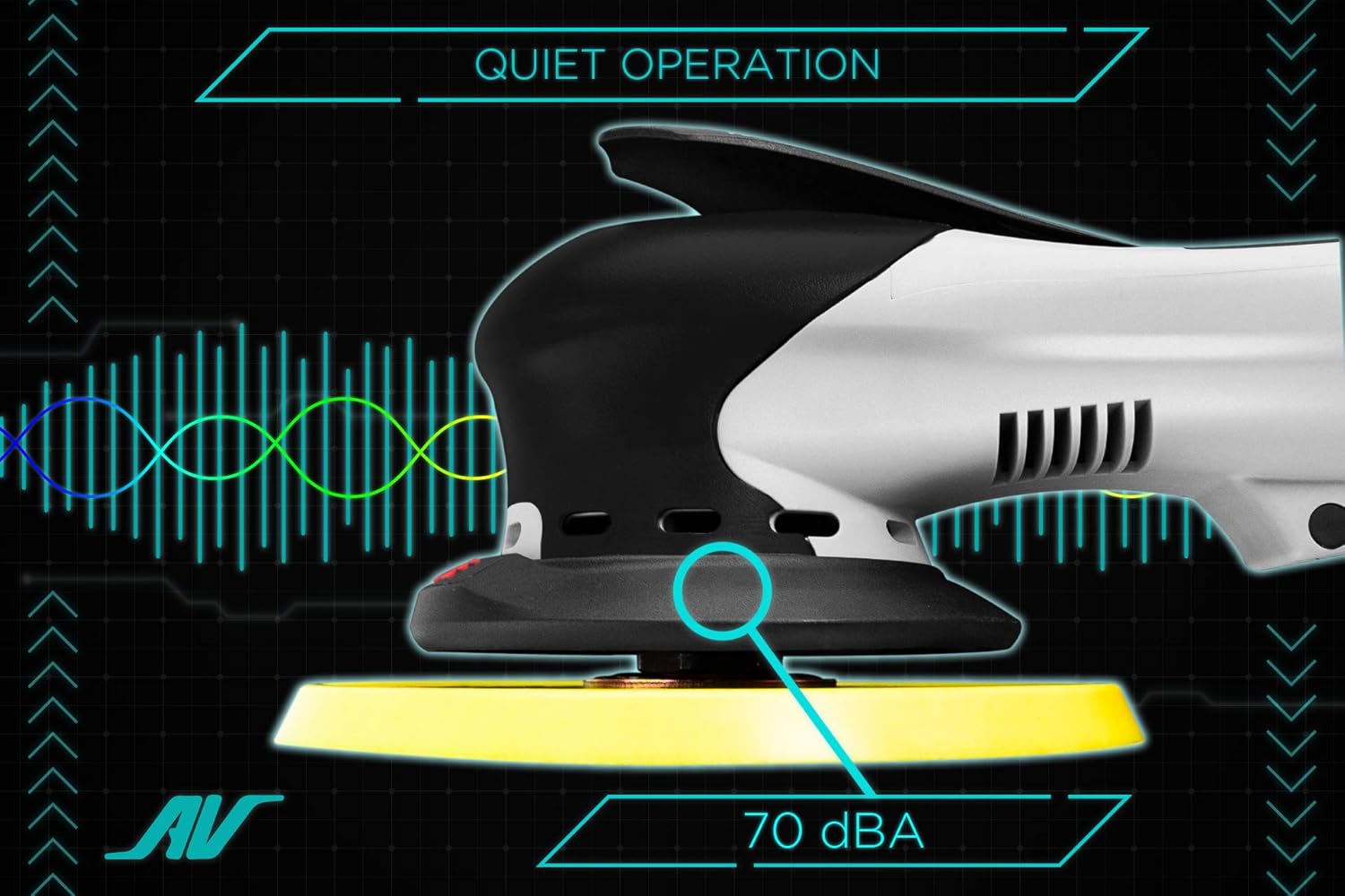 60% оƒƒ Dіѕсоunt AirVANTAGE 6 Palm-Style, 2nd Generation Industrial Advanced Electric Sander Central-Vacuum with Low-Profile Pad (3/32- PSA Vinyl)