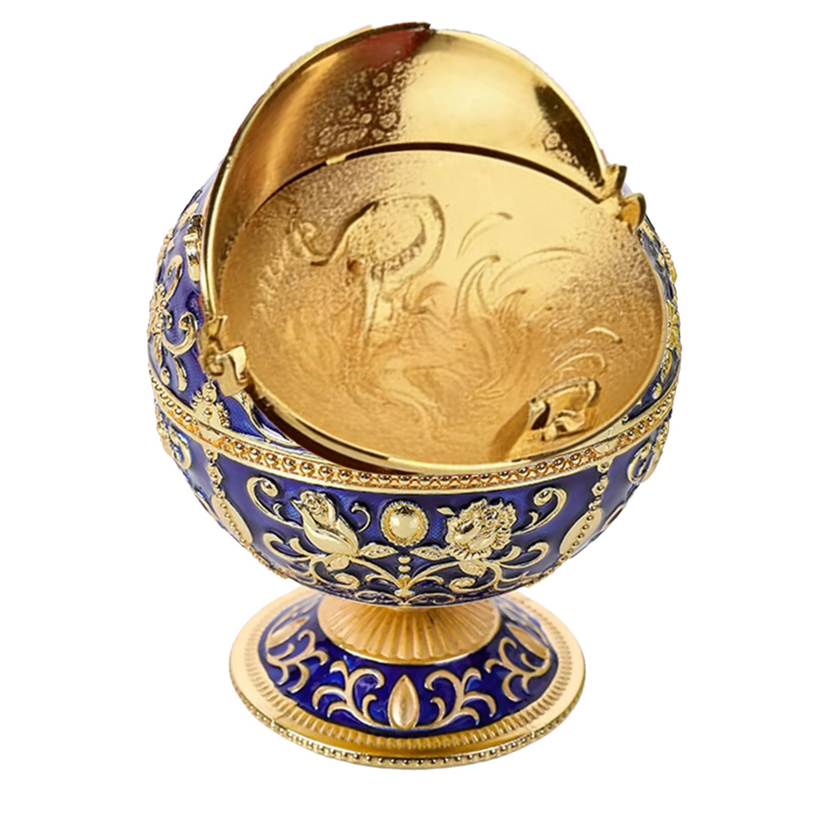 Beimus Artistic Metal Ashtray for Home Prevents Ashes Spread Neutralizes Smell Home Decoration Decorative Ashtray