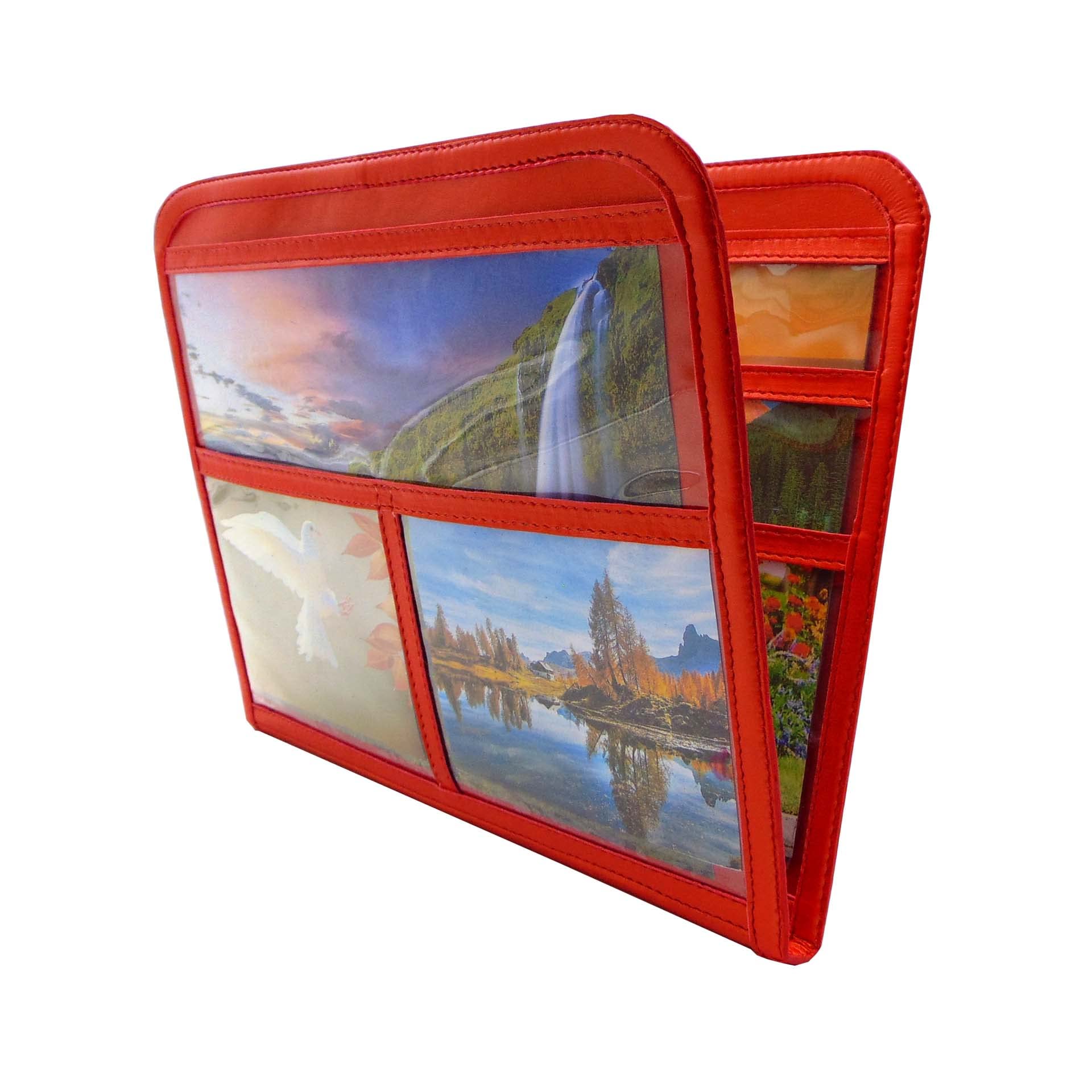 Carpeta organizador Literatura, Revistas, Tratados, Documentos - Transparente - Carpeta para Predicar (Rojo)