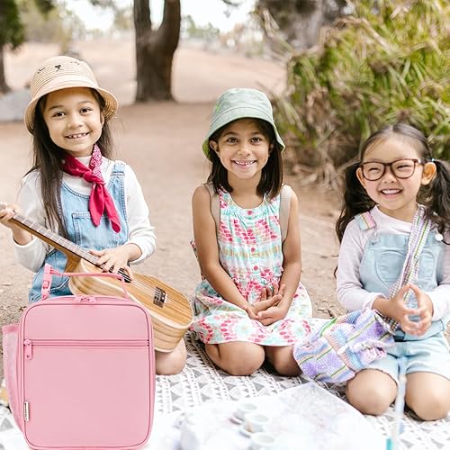 Miniatura 7 de Lonchera para niños, niñas, hombres y mujeres, kit de lonchera térmica pequeña y suave para la escuela, el trabajo, picnic y viajes, lonchera
