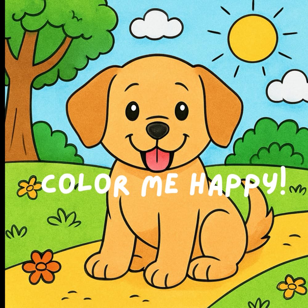 Color Me Happy!: A Simply Simple Kids Coloring Book