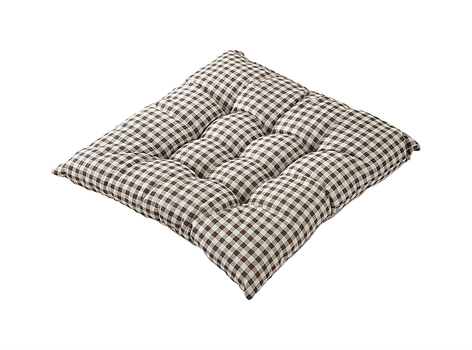 Coussin de chaise rond 40/45/50 cm lot de 2 assises rembourrées en coton lin épais