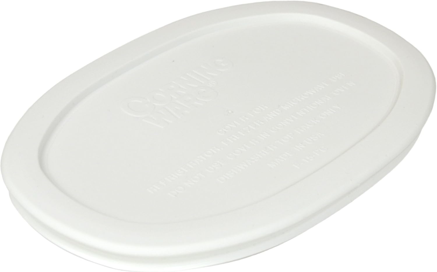 CorningWare F-15-PC 15oz & F-16-PC 16oz French White Plastic Lids