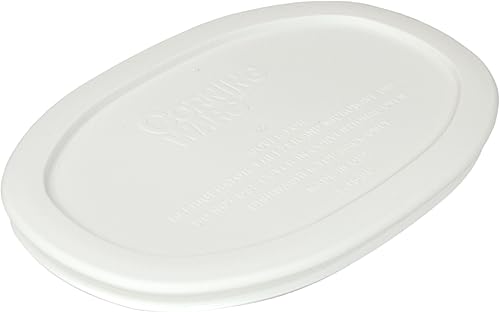 Miniatura 3 de CorningWare F-15-PC 15oz y F-16-PC 16oz Tapas de plástico blanco francés