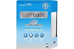 AllerEase Waterproof & Allergy Protection Mattress Protector - Twin Size