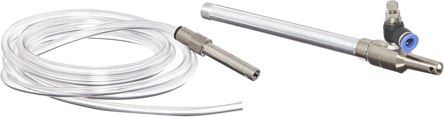 Coilhose Pneumatics TSN16-PB Typhoon Siphon Tip Kit with 16-Inch Extension, 8-Feet of Polyvinyl Tubing, Flow Control and Sinker