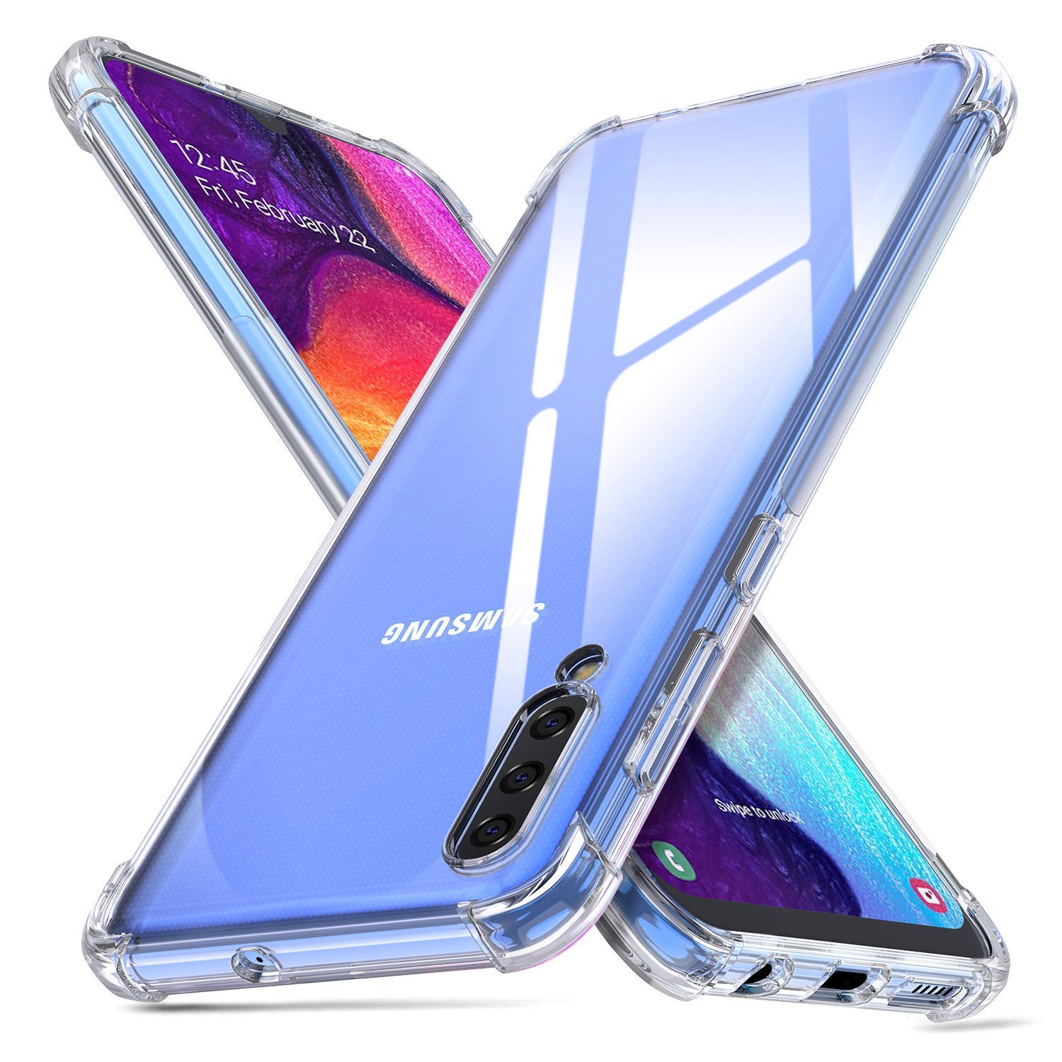 NISHTECH Flexible Shockproof Crystal Clear TPU Soft Back Cover Case with Cushioned Edges for Ultimate Protection for Samsung Galaxy A50/A50S/A30S (2019) (Transparent) (B07ZP44TM7) Amazon Price History, Amazon Price Tracker