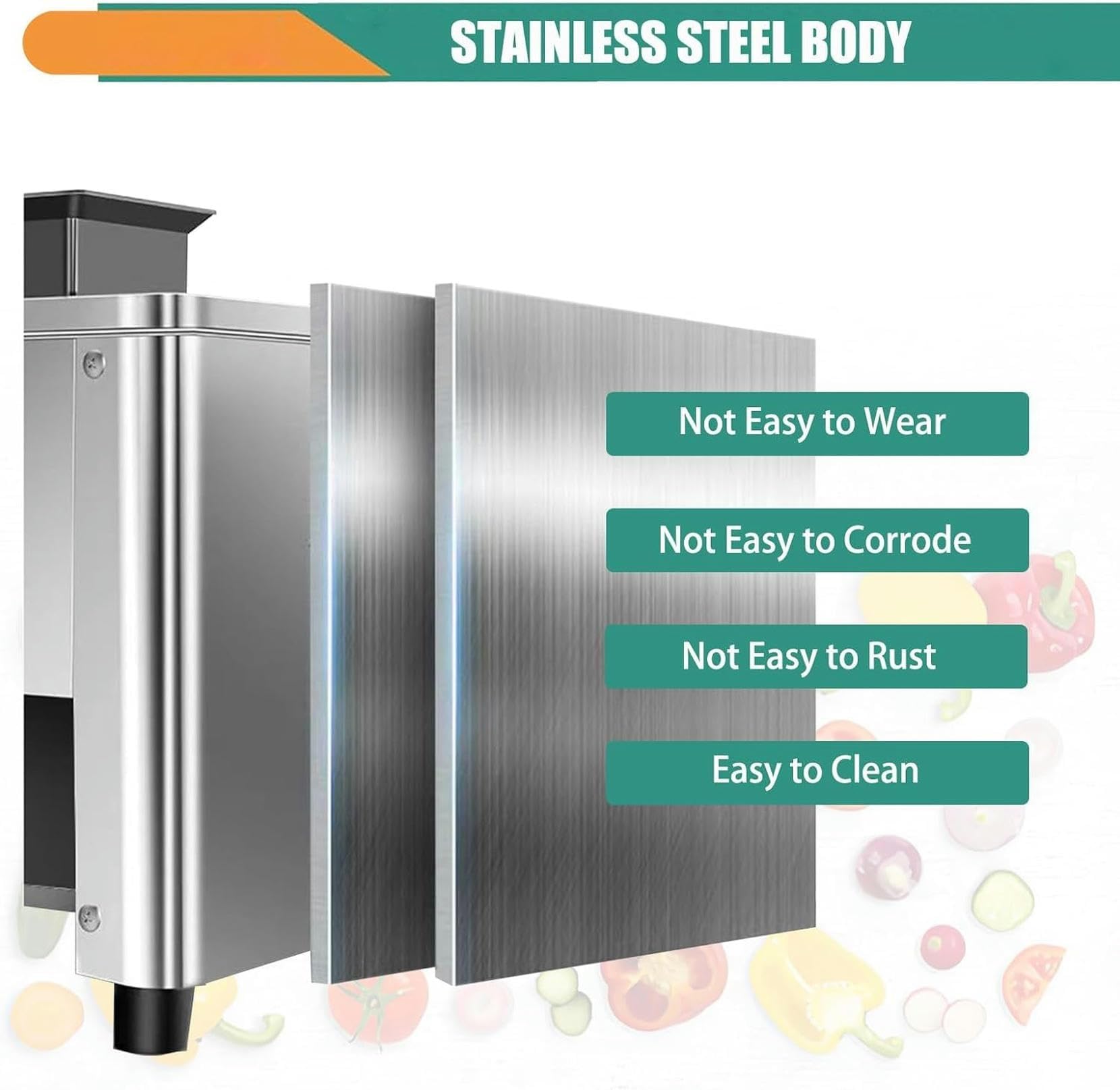 Cortadora De Carne Comercial De Sobremesa 850W - Cortafiambres Profesional, 310r/min, Acero Inoxidable, 150kg/h, Perfecta Para Carnicerías Y Restaurantes(7mm)