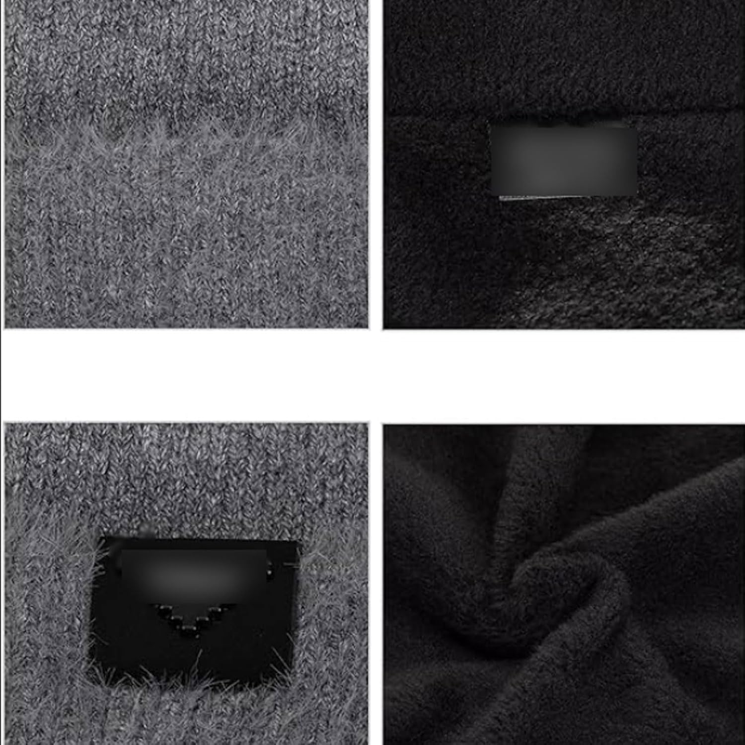 サーマルニットキャップ 秋冬メンズニットキャップ暖かくフリース肥厚ニットウールキャップ伸縮性のある柔らかいユニセックスビーニーピュア