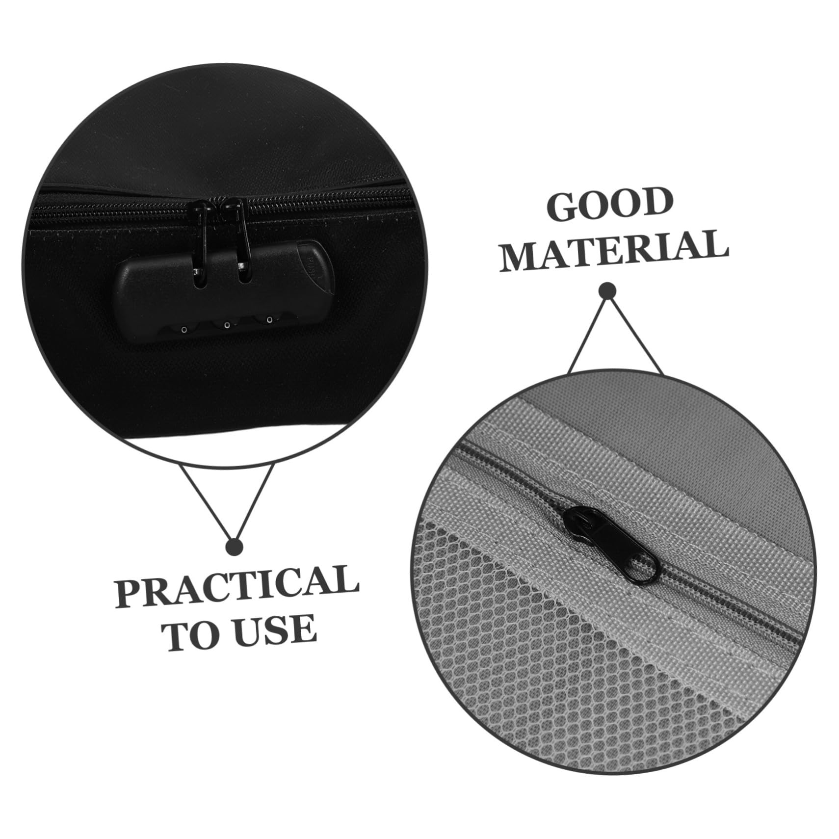 Sacchetto Ignifugo per Documenti Multi Strato in Fibra Nera | Uso Viaggio e Quotidiano, Design Elegante e Resistente, Organizer Portatile Chiusura Sicura