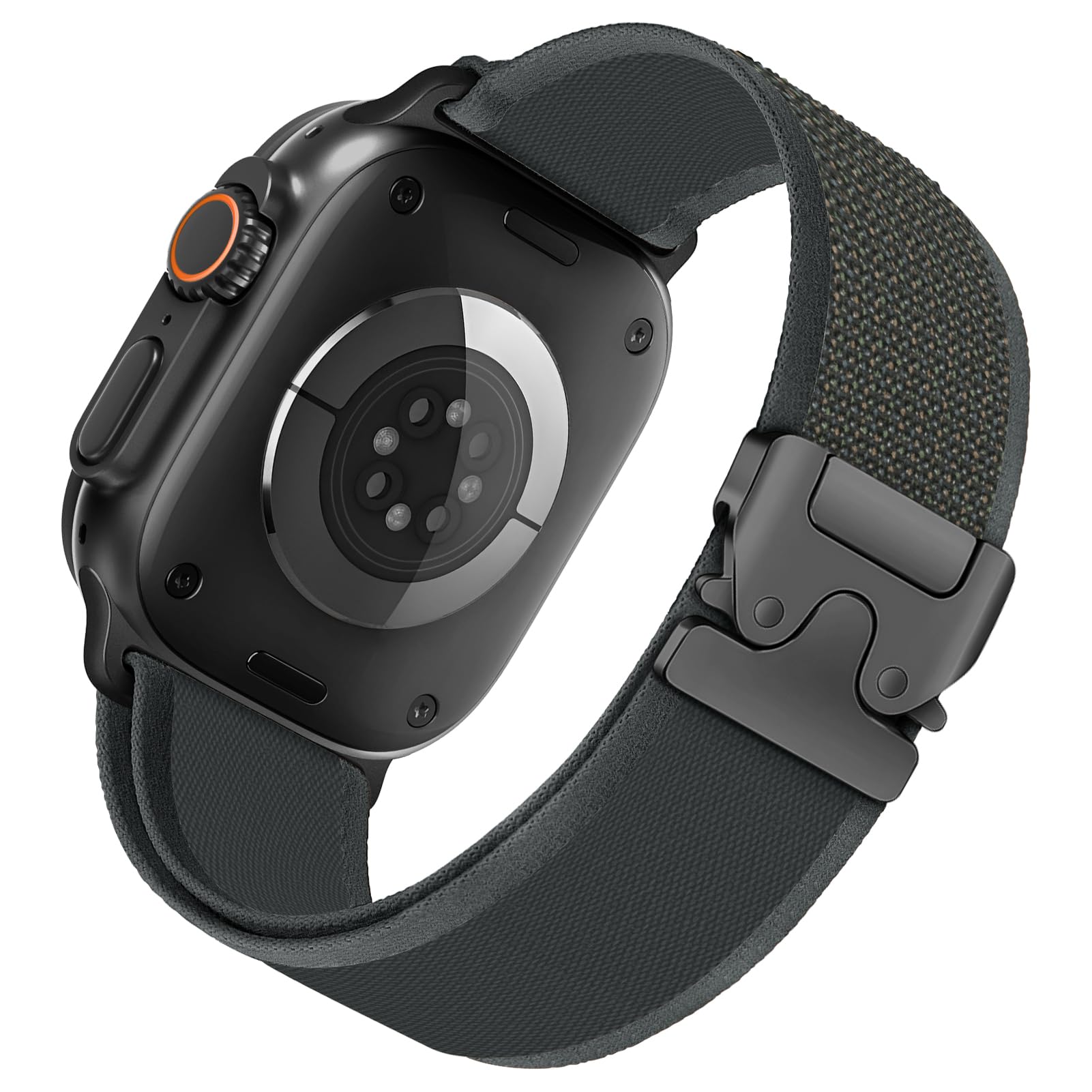 Trail Loop Band for Apple Watch Ultra/3/2 Bands 49mm 46mm 45mm 44mm 42mm 41mm 40mm 38mm Men Women,Braided Elastic Weave Nylon Sport Strap Fabric