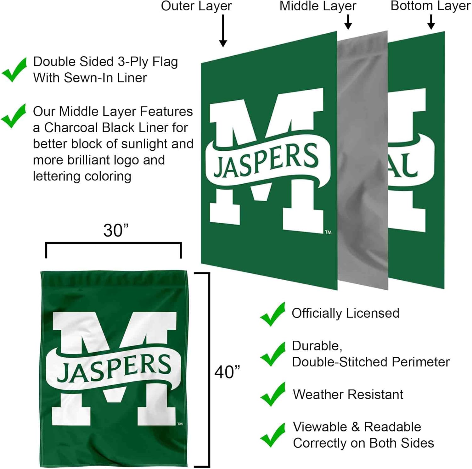 Manhattan Jaspers Double Sided House Flag