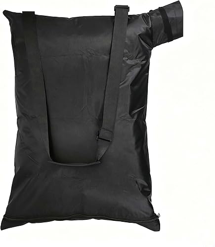 Leaf Blower Vacuum Bag for Black+Decker BEBL7000 2018-2026, Replacement Collection Sack with Bottom Zipper, Adjustable Shoulder Strap for Leaves and Light Yard Debris