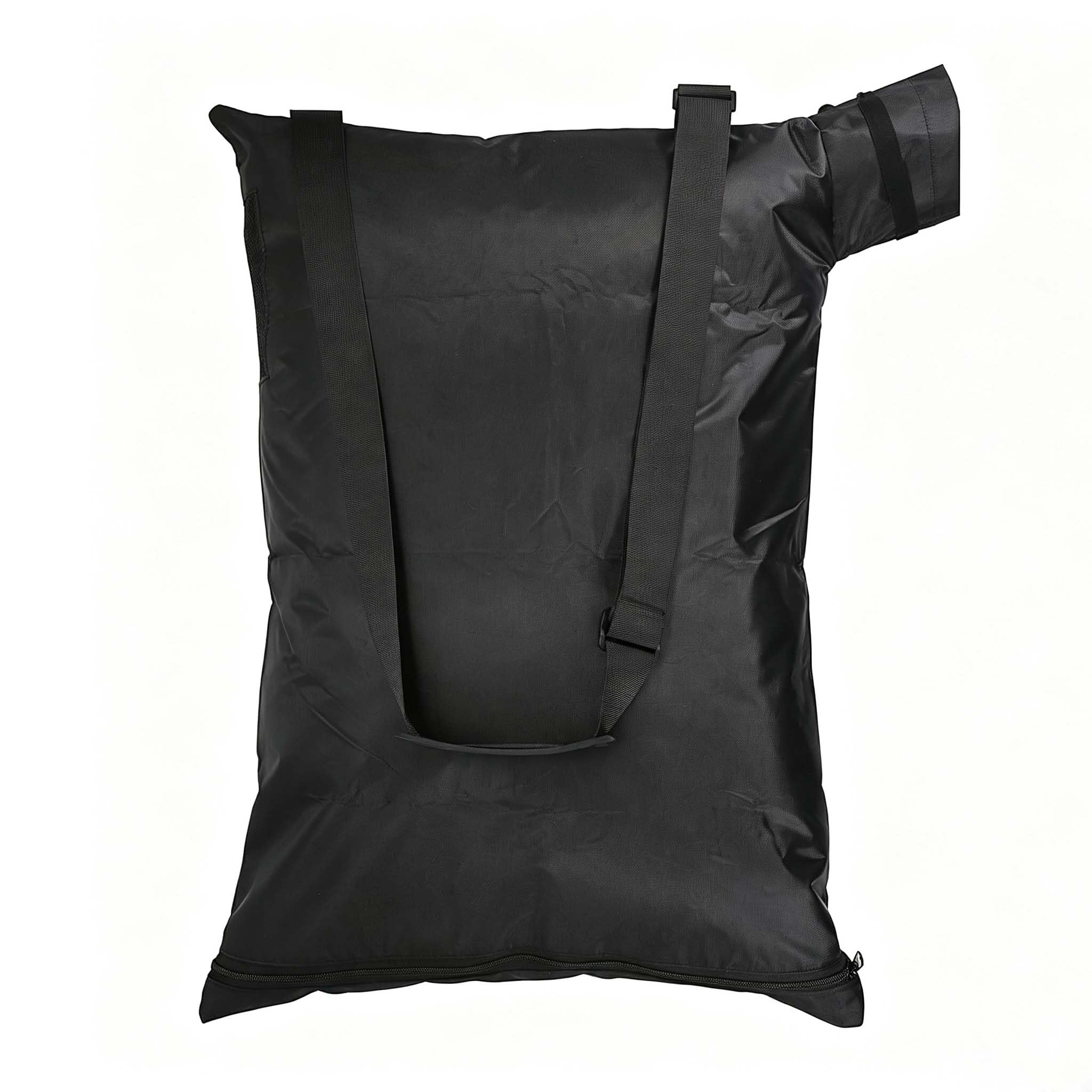 Bolsa Soplador de Hojas para Primaster PMLS 3200 2018-2026, Correa de Hombro Ajustable, Apertura con Cremallera y Malla Lateral, Negra, Recogida de Hojas en Jardín