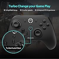 Vista 4 de C6 Wireless PC Controller, Bluetooth Game Controller- 1000Hz Polling Rate- Hall Effect Joystick for Windows PC, Nintendo Switch, Switch 2, Steam
