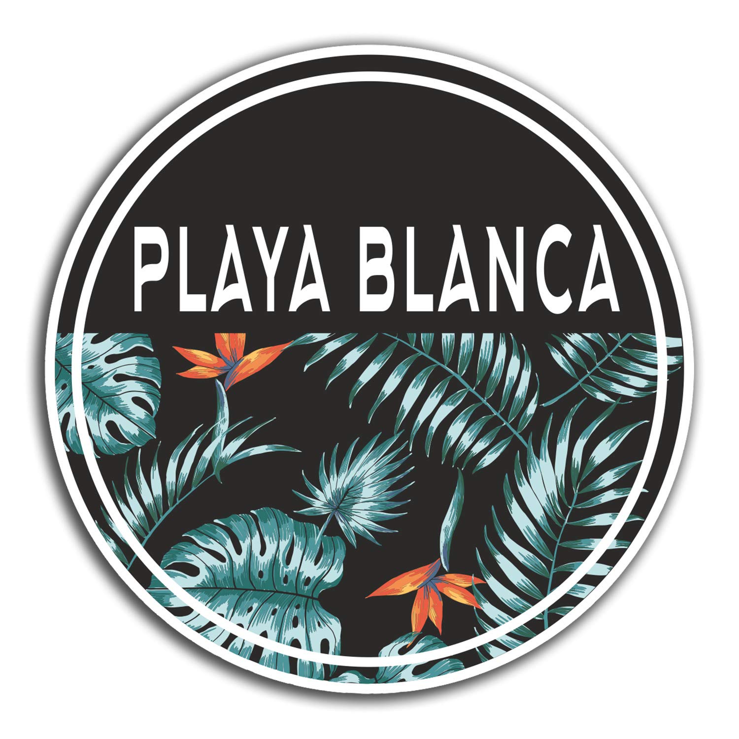 2 x 10cm Playa Blanca Spain Vinyl Stickers - Fun Sticker Laptop Luggage #32107 (10cm Wide)