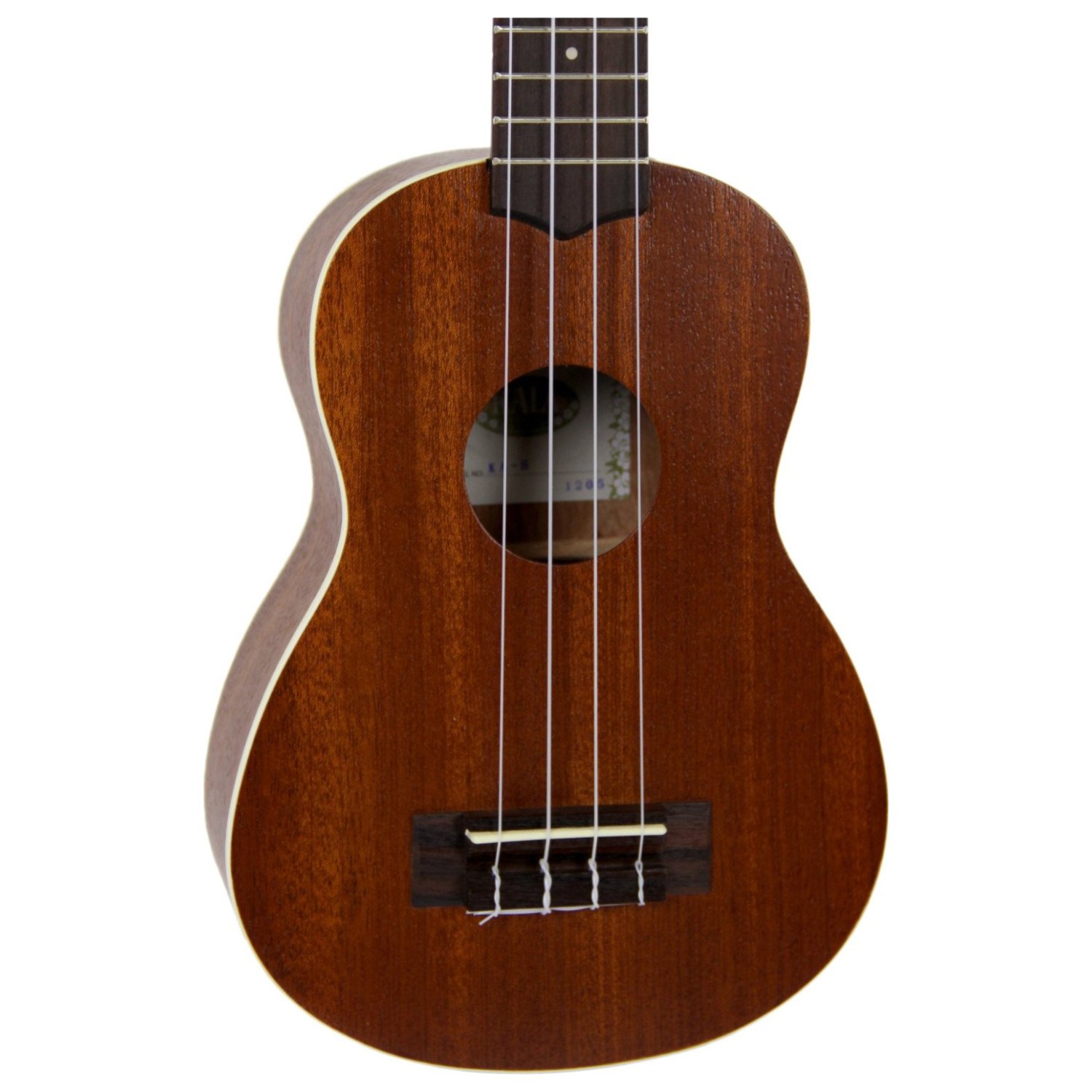 Kala KA-S Soprano Satin Mahogany Ukulele w/10mm Padded Gig Bag - Image 2