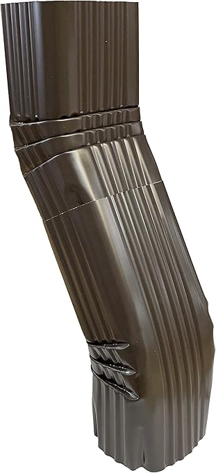 Amazon.com : Gutterworks Mfg Inc. Rain Gutter Components Aluminum ...