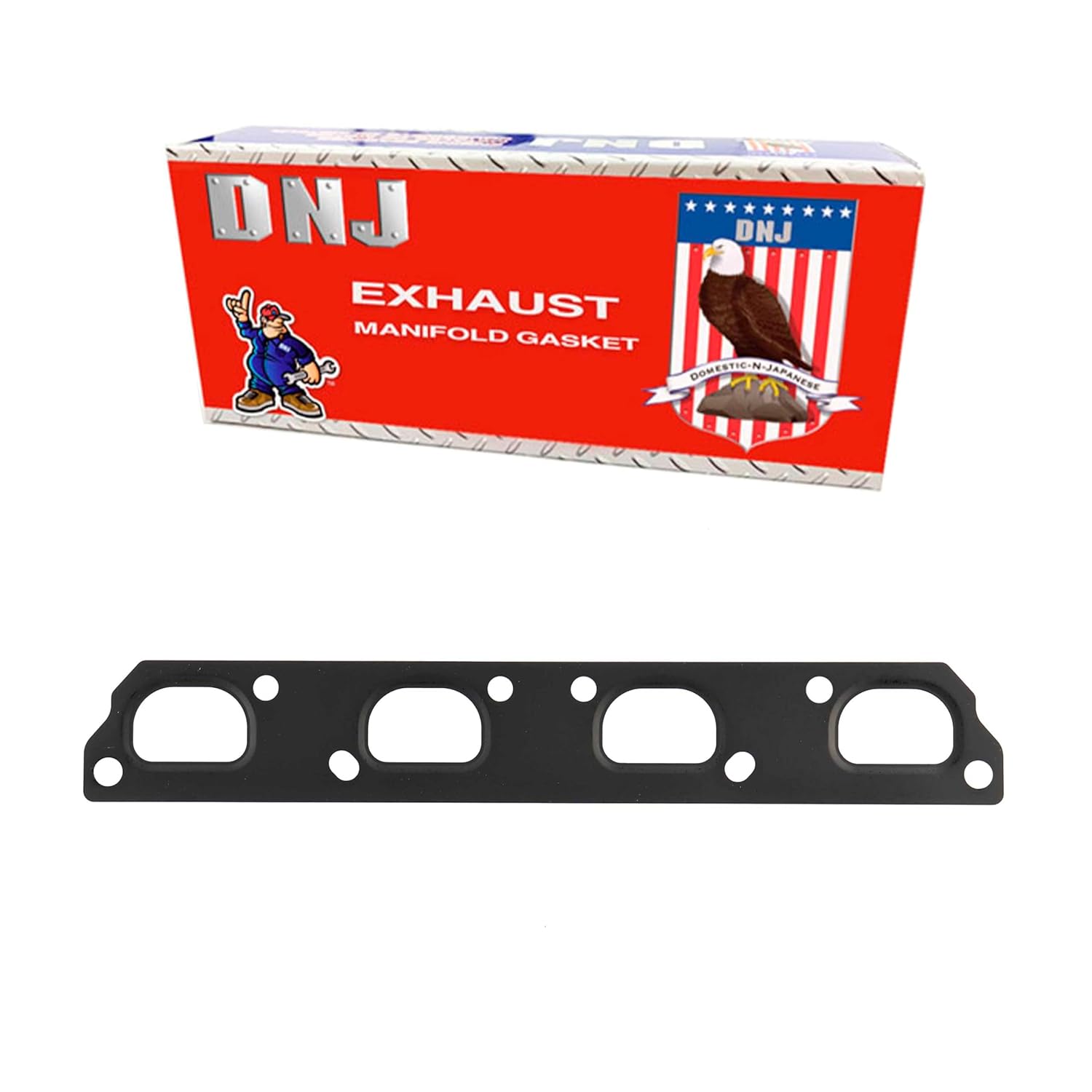 DNJ EG825 Exhaust Manifold Gasket Set for 2002-2008 Mini Cooper 1.6L L4 16V SOHC 1600cc