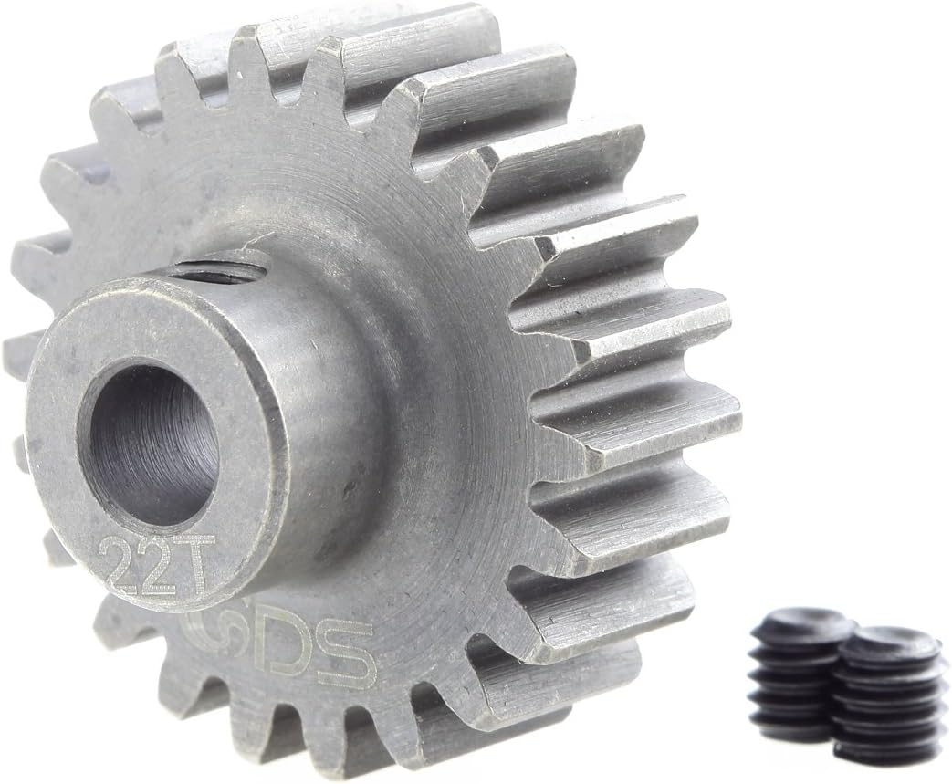 GDS Racing Pro Mod1 5mm Bore Pinion Gear 22 Tooth Hardened Steel M1 22T RC Model