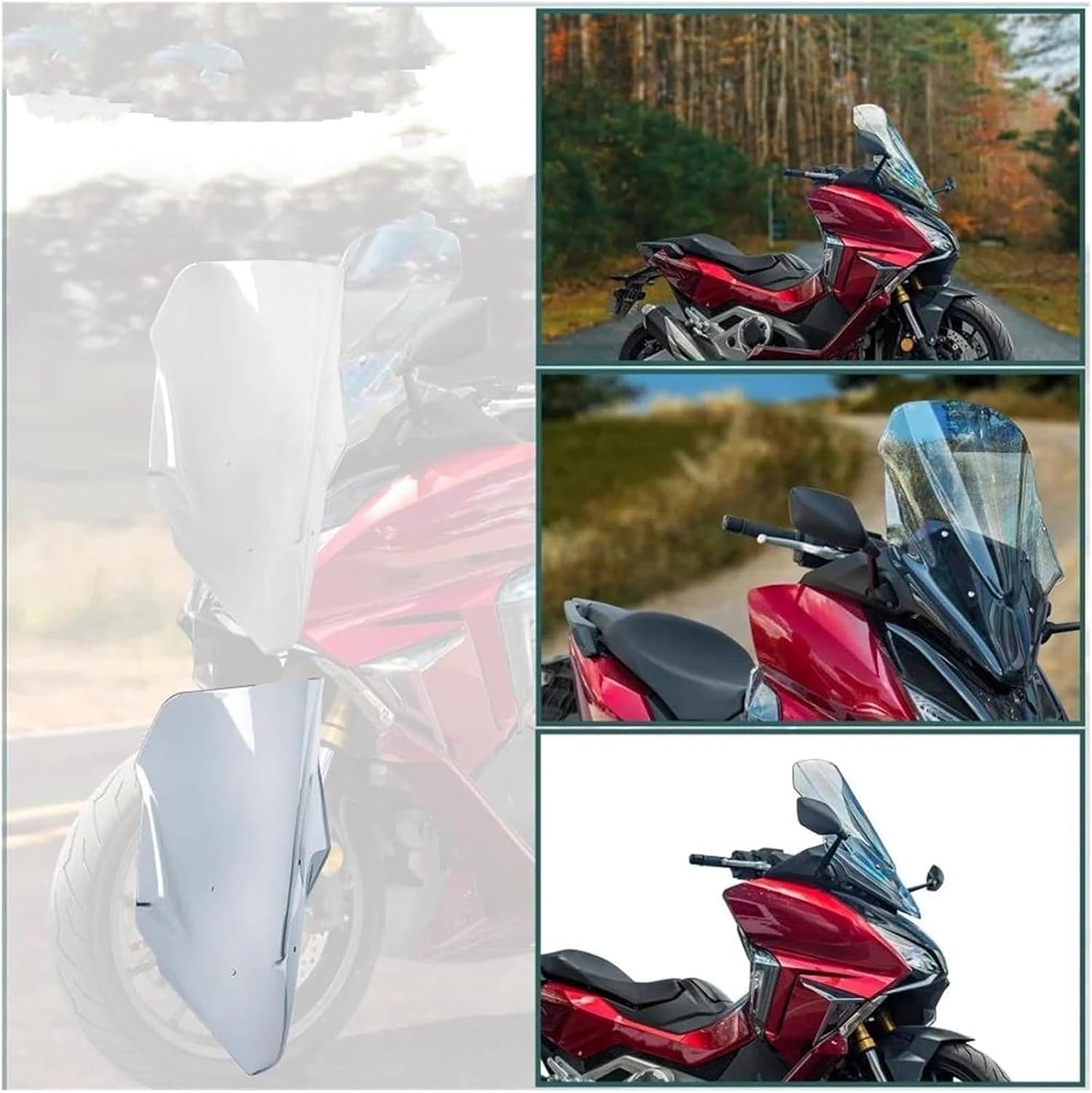 フォルツァ用オートバイデフレクター NSS 750 2021-2023 NSS750 forza750用(Ligh 【トリムセ】