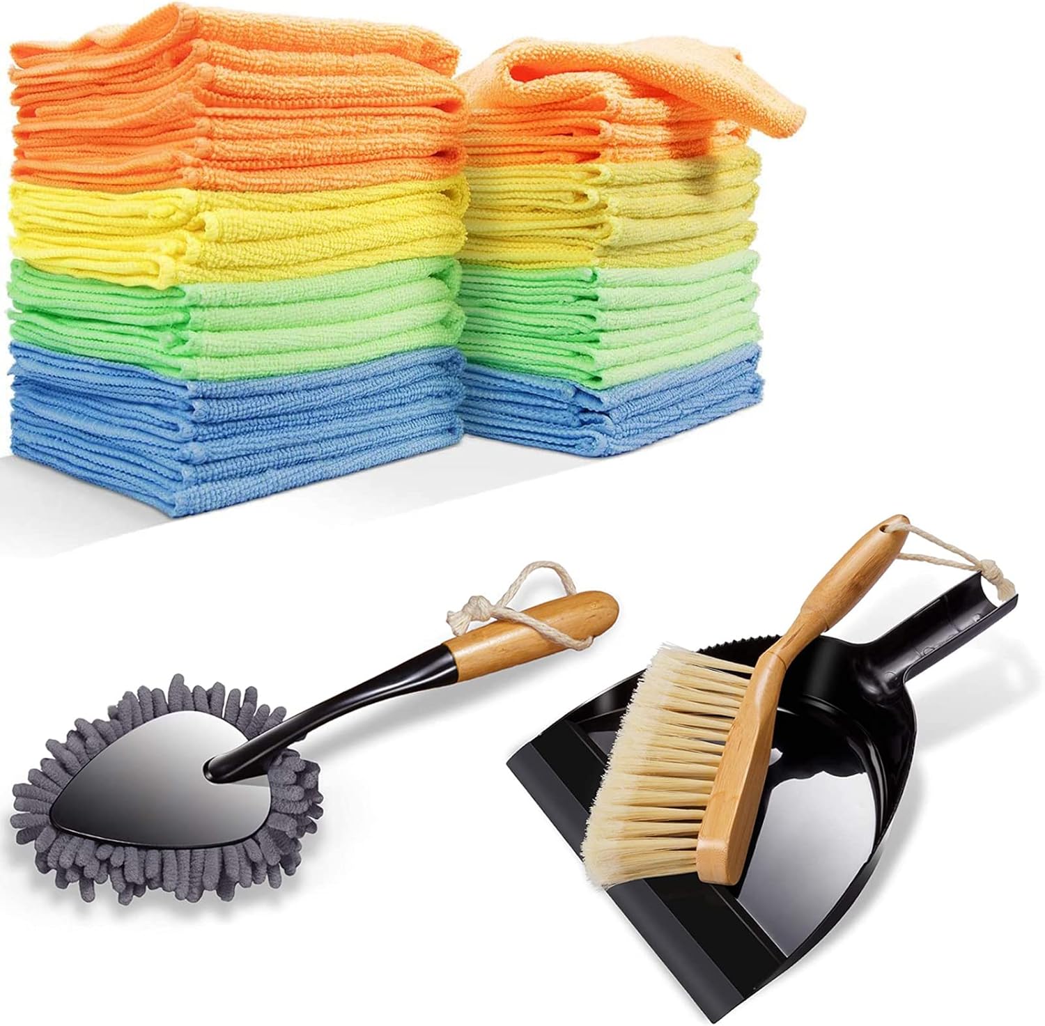 Masthome Microfiber Cleaning Cloths, Pack of 24, Size15.7