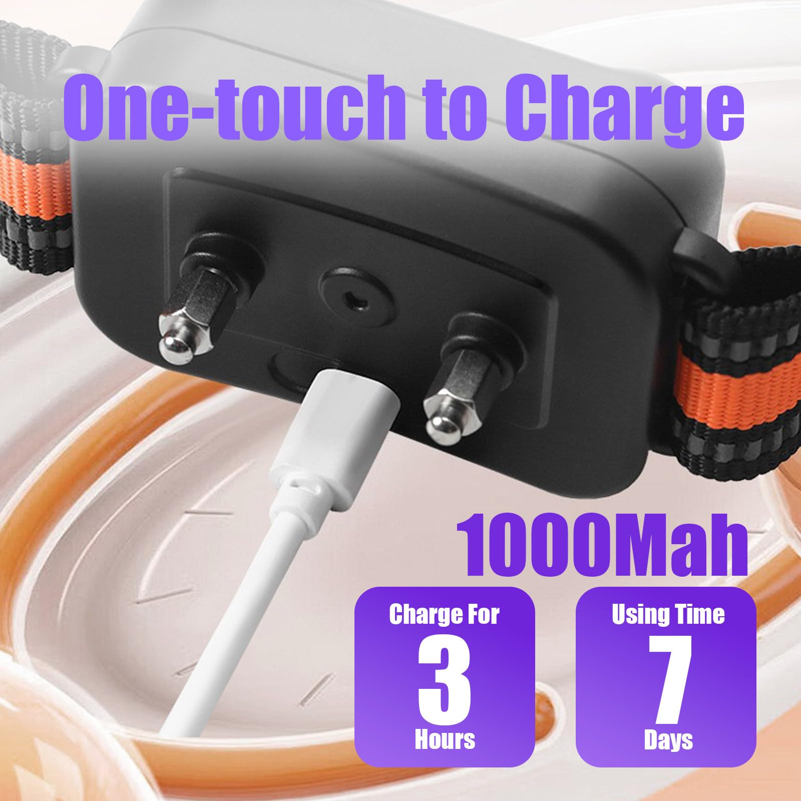 Billg Cloture Electrique pour Chien, 3 Modes Clôture Anti-Fugue, Résistant à L’Eau Collier de Dressage pour Grands Espaces Ouverts et Utilisation en Extérieur, Portée de 20 à 2000 M